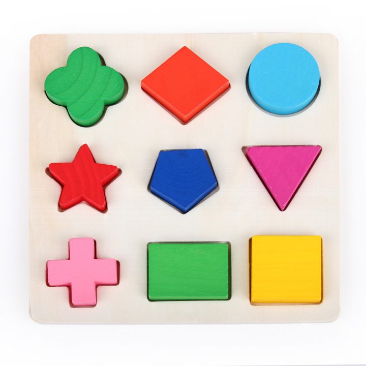 €8.98 |Jouets Éducatifs Bois Géométrie Forme De Cognitif Stéréo Puzzle Jeu  Créatif Enfants Cadeau 1 Pc-In Puzzles From Jeux Et Loisirs On Aliexpress encequiconcerne Jeu De Forme Géométrique