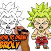 Easy Dragon Ball Z Drawings Broly dedans Dessin Animé De Dragon Ball Z
