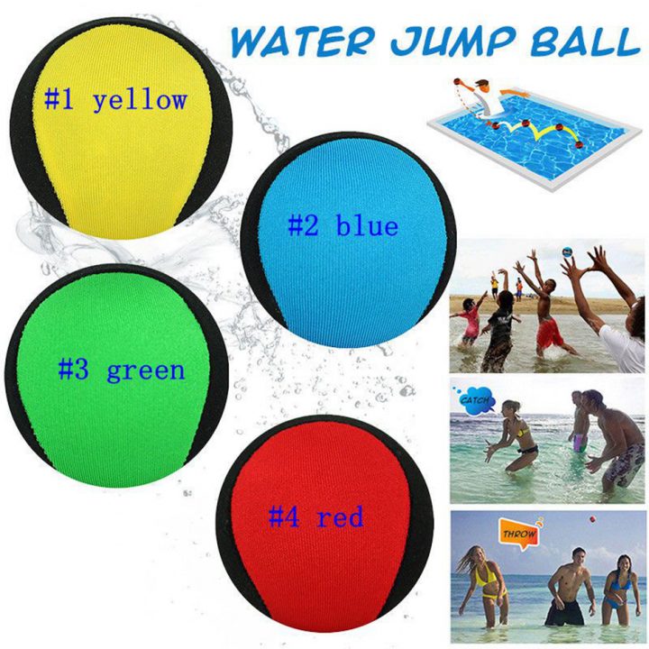 Eau Saut De Balle Premium Ballon Bondissant Tpr Couleur Pool Ocean Beach  Game En 4 Couleurs Ljjm14 concernant Jeux De Saut Dans L Eau