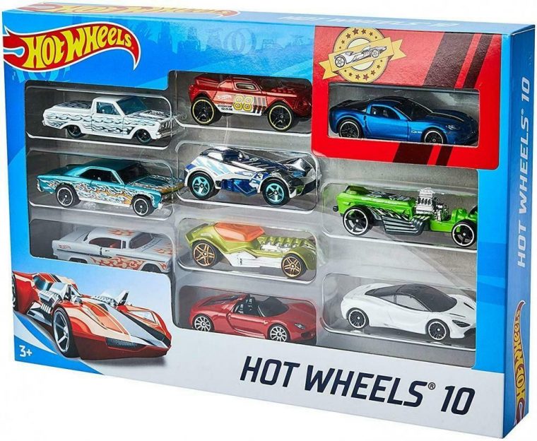 Ebay #sponsored Hot Wheels Coffret 10 Vehicules Jouet Pour destiné Jeux De Petite Voiture