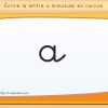 Écrire L'alphabet: Apprendre À Écrire La Lettre A Minuscule Cursive intérieur Apprendre A Écrire L Alphabet