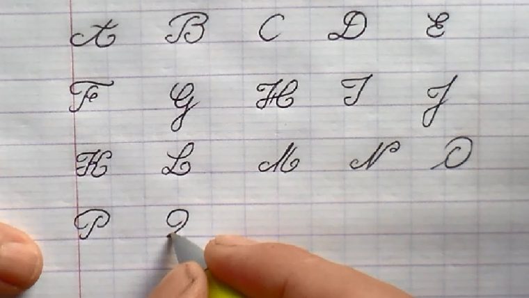 Ecrire L’Alphabet Français : Majuscule En Maternelle Cp Ce1 Ce2 avec Apprendre À Écrire Les Lettres En Maternelle