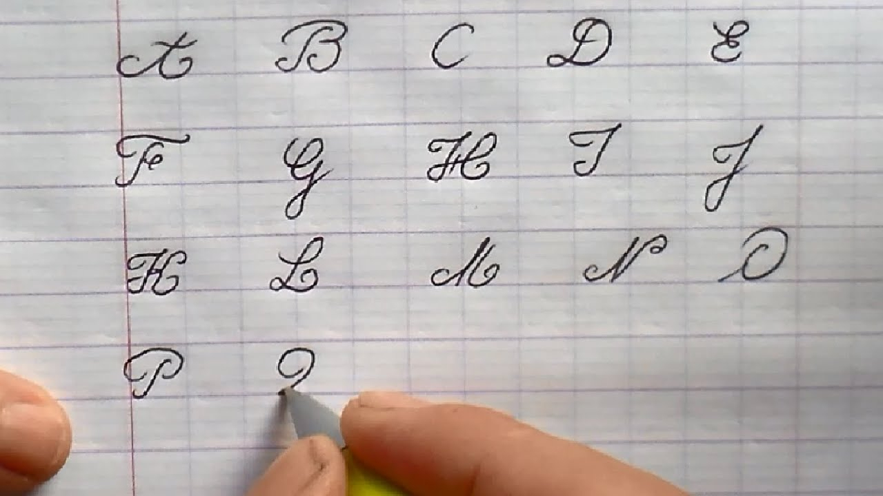 Ecrire L’Alphabet Français : Majuscule En Maternelle Cp Ce1 Ce2 intérieur Comment Écrire Les Lettres De L Alphabet Français