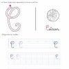 Écrire L'alphabet Majuscule Cursive Cp Ce1 | Fiche D destiné Apprendre A Écrire L Alphabet