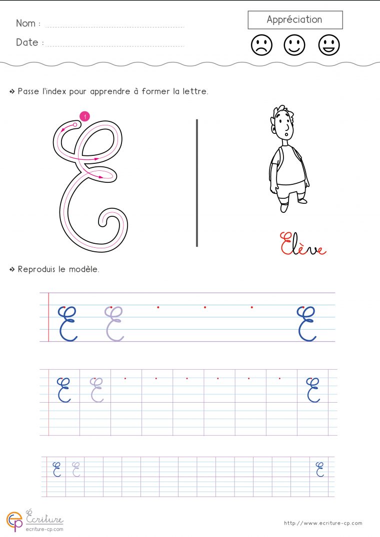 Écrire L'alphabet Majuscule Cursive Cp Ce1 | Fiche D encequiconcerne Apprendre A Ecrire L Alphabet