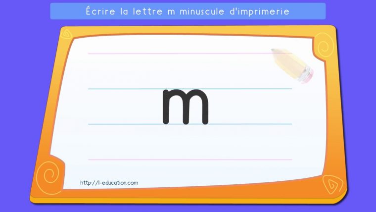 Écrire L'alphabet Script: Apprendre À Écrire La Lettre M Minuscule  D'imprimerie encequiconcerne Alphabet Script Minuscule