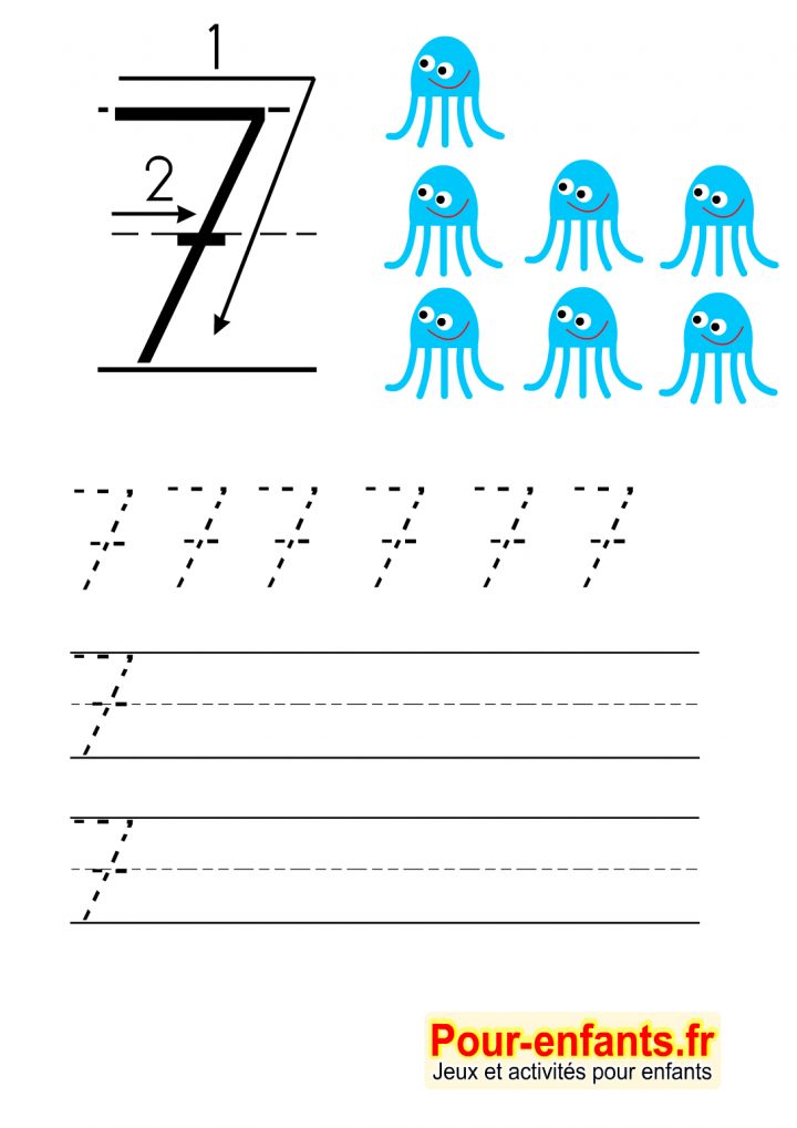 Ecrire Les Chiffres En Maternelle| Apprendre Écriture à Feuille D Ecriture Maternelle À Imprimer