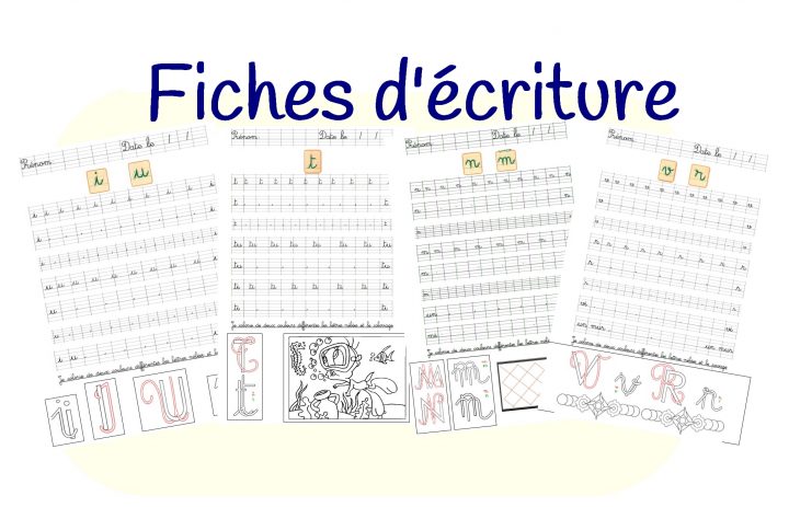 Ecriture à Cahier D Écriture Cp Gratuit À Imprimer