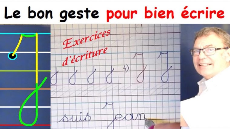 Ecriture Cursive Français Au Cp Ce1 Ce2 : La Lettre Majuscule J encequiconcerne Exercice D Écriture Ce2