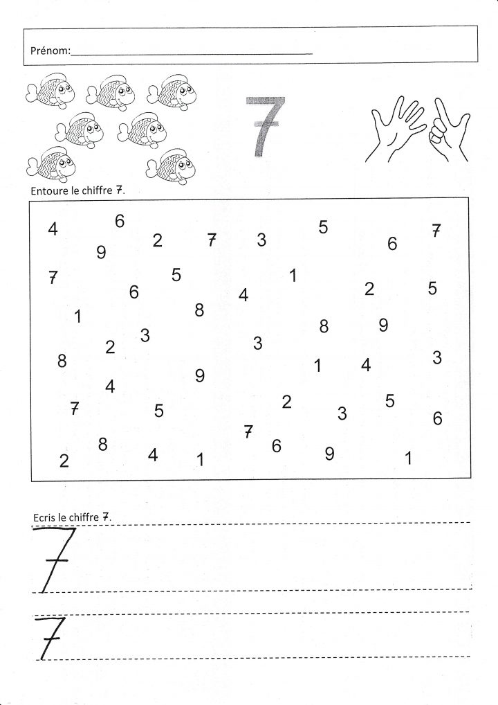 Ecriture Des Chiffres – La Classe De Wjl à Écriture Chiffres Maternelle