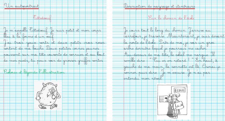 Ecriture En Ce2 – La Classe De Mésange dedans Cahier D Écriture Cp Gratuit À Imprimer