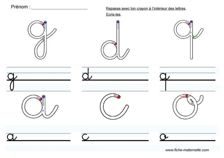 Ecriture En Maternelle Et Cp à Feuille D Ecriture Maternelle À Imprimer