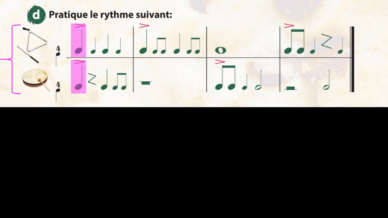 Editions Rabih - Map - Lr - Ch 11 - Rhythme À 4 Temps - Jeu D'instruments À  Percussion intérieur Jeu D Instruments