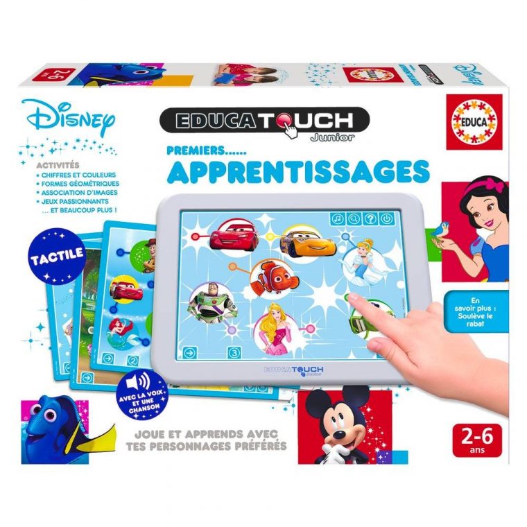 Educa Touch Premiers Apprentissages Disney | Jeux Educatifs intérieur Jeux Educatif 2 Ans