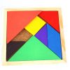 Educational Wooden Tangram Toy Simple Jigsaw Puzzle For Animal Boat Human concernant Tangram Simple