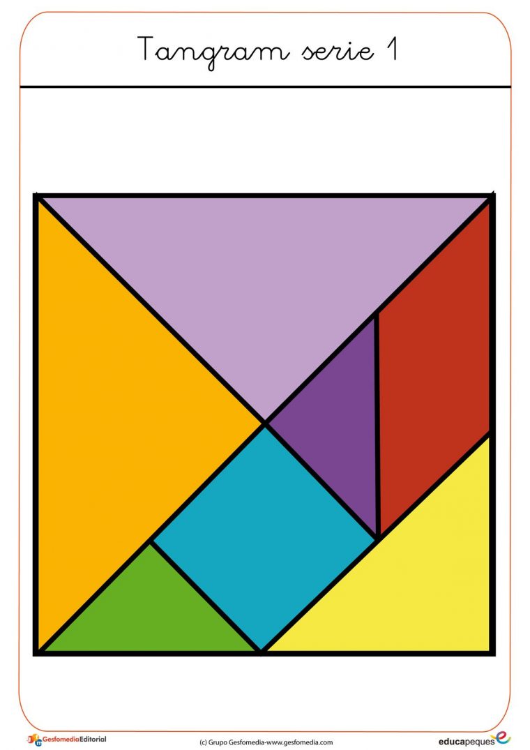 El Tangram. Recursos Para El Aula | Activité Manuelle Enfant encequiconcerne Tangram Enfant