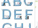 Éléments De Modèle D'alphabet A À I Illustration Stock destiné Modèle D Alphabet