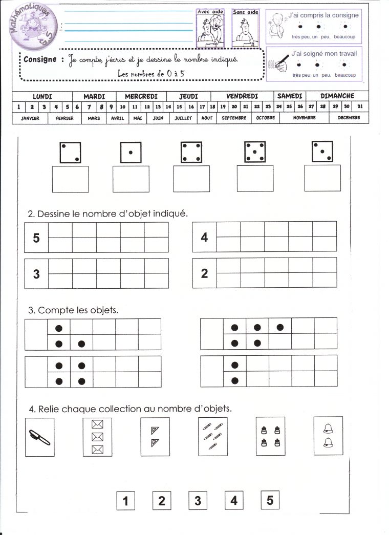 En Tête Fiche De Travail – La Classe De Luccia ! concernant Exercice Maternelle Moyenne Section