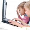 Enfants Jouant Des Jeux D'ordinateur Photo Stock - Image Du serapportantà Jeux Ordinateur Enfant