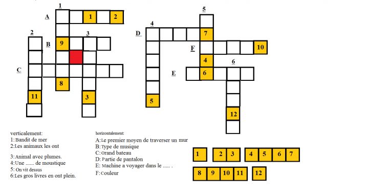 Enigme Mots Croisés @ Prise2Tete destiné Resultat Mots Croises