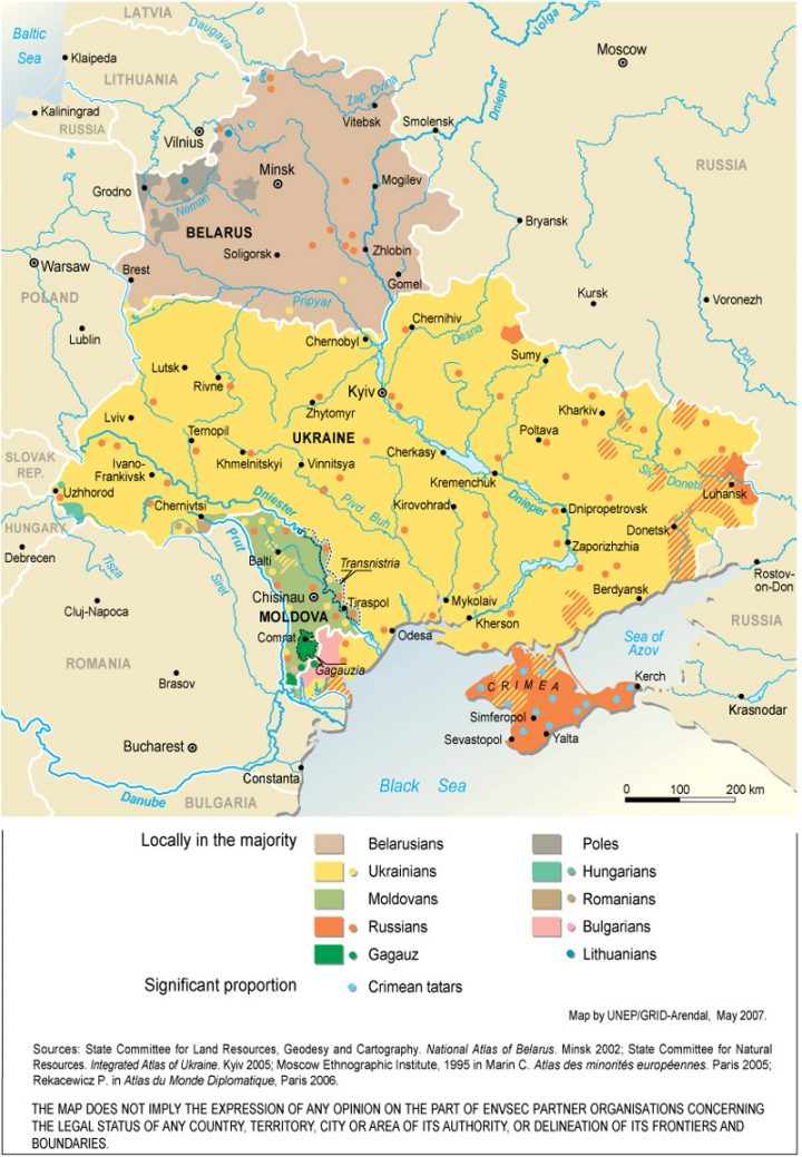 Envsec Publications intérieur Carte Europe De L Est