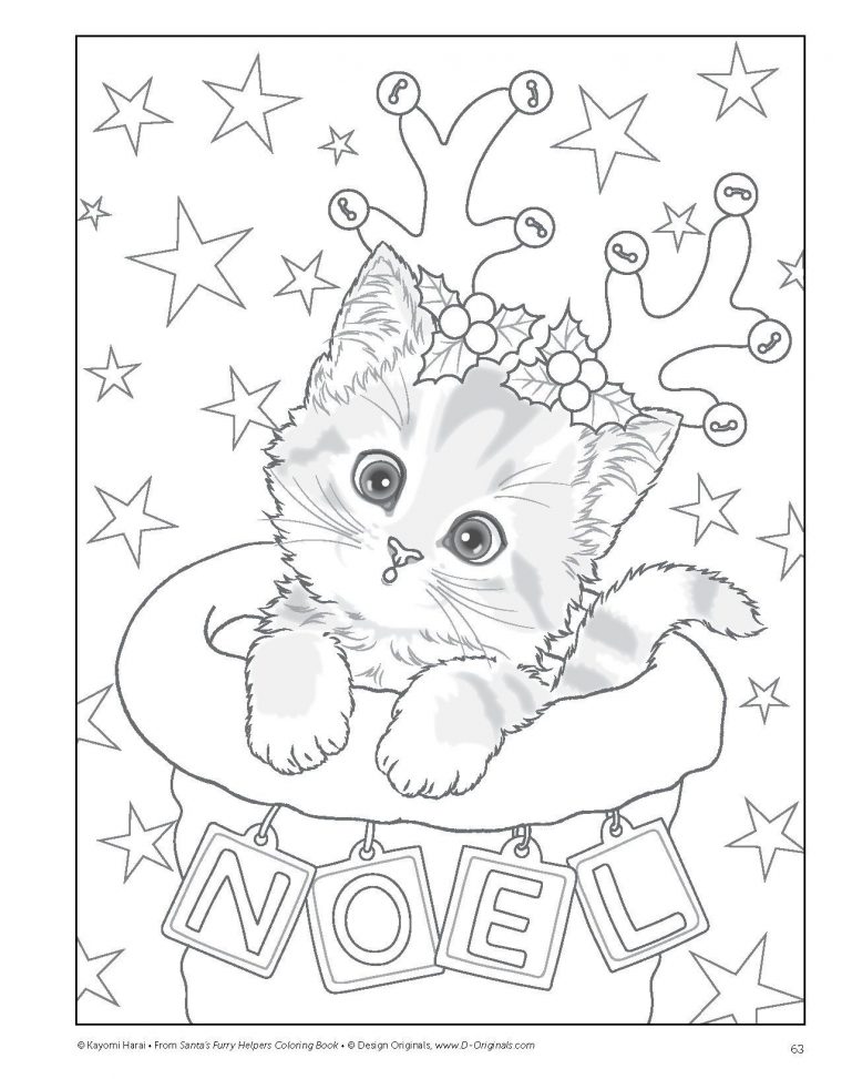 Épinglé Par Céline Deutsch Sur Coloriages | Coloriage Noel avec Coloriage De Chat De Noel