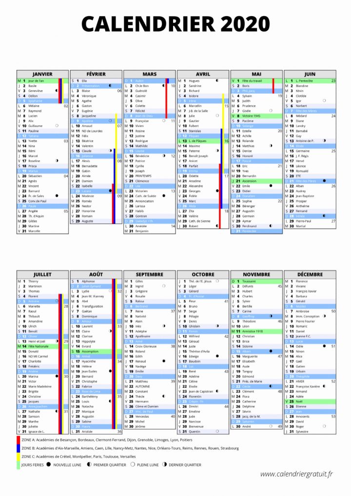 Épinglé Par Rossignol Sur Calendrier Scolaire 2019 En 2020 destiné Calendrier 2019 Avec Jours Fériés Vacances Scolaires À Imprimer