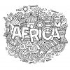 Épinglé Sur Afrique Classe avec Coloriage Afrique À Imprimer