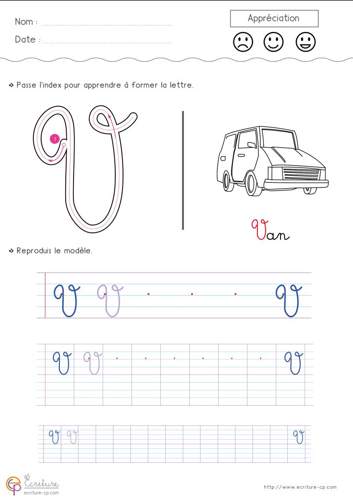 Épinglé Sur Apprendre À Écrire avec Modele Alphabet Majuscule