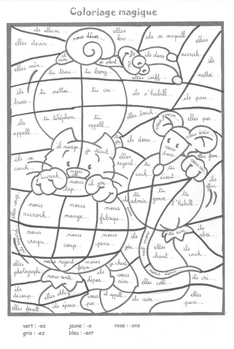 Épinglé Sur Autonomie Ce1 à Coloriage Magique Français Cp