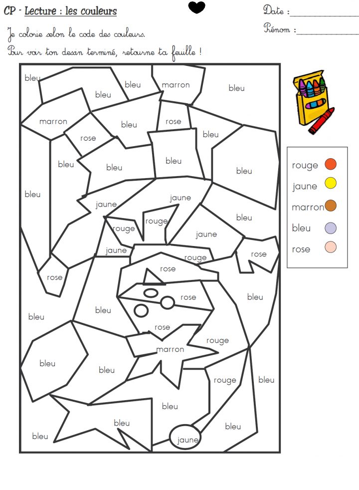 Épinglé Sur Bon Point dedans Coloriage Codé Cp