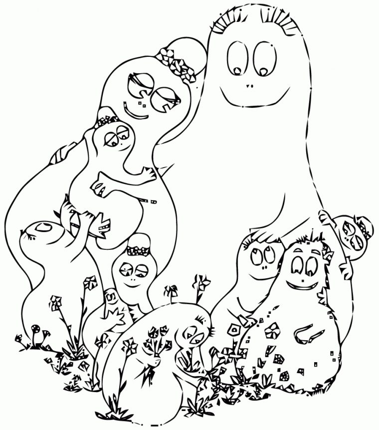 Épinglé Sur Coloriage Enfant à Coloriage Barbapapa À Imprimer Gratuit