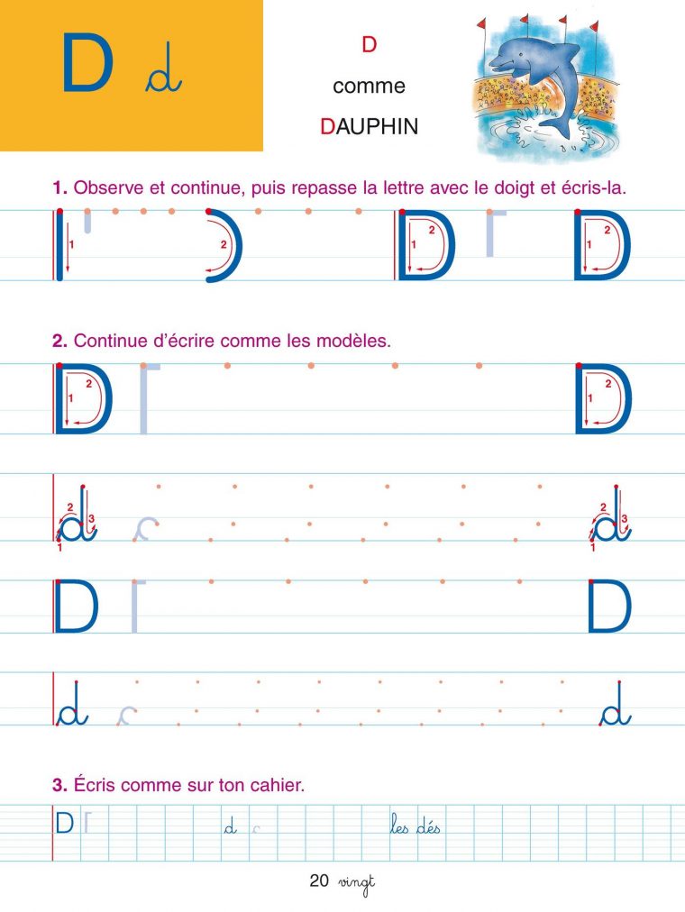 Épinglé Sur Maternelle concernant Cahier Majuscule