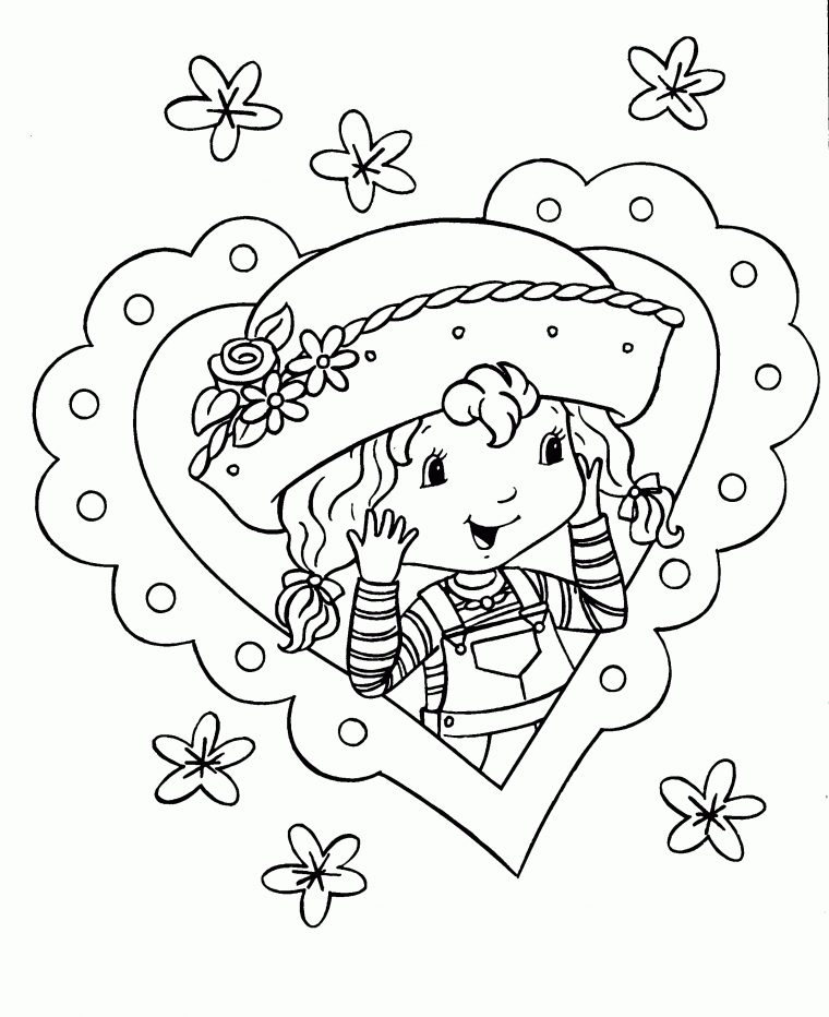 Épinglé Sur Moranguinho pour Charlotte Au Fraise Coloriage