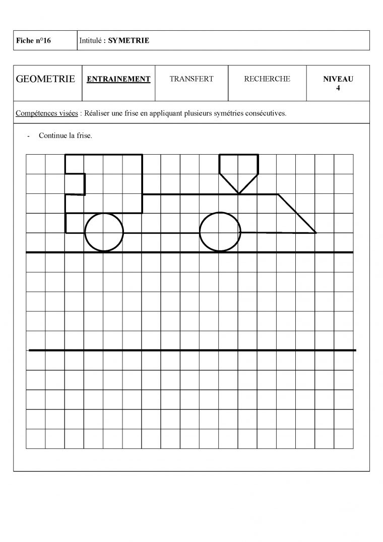 Épinglé Sur School / Ecole dedans Exercice Symétrie Ce1