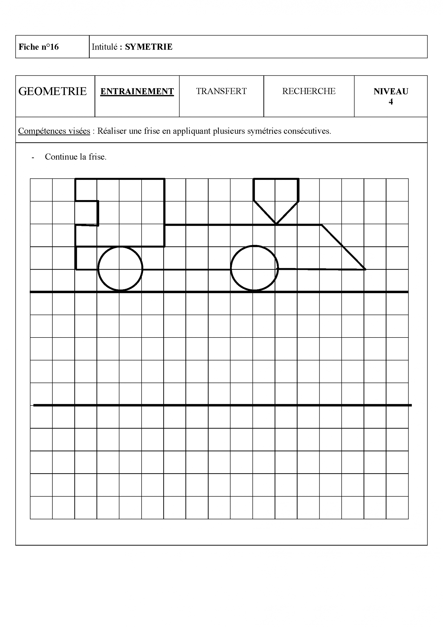 Épinglé Sur School / Ecole dedans Exercice Symétrie Ce1