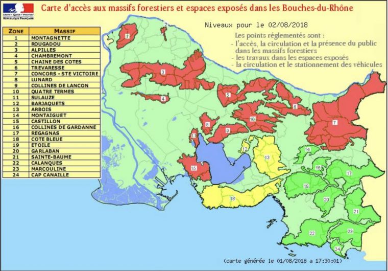 Espaces Naturels – Soyonsvigilants – Les Actus – Site Du avec Département 13 Carte