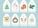 Etiquettes Cadeau De Noël À Imprimer - Un Max D'idées concernant Etiquette Pour Cadeau De Noel