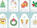 Etiquettes Cadeau De Noël À Imprimer - Un Max D'idées dedans Etiquette Noel À Imprimer