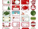 Etiquettes Cadeau Noel concernant Etiquette Noel A Imprimer