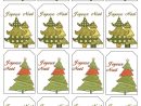 Etiquettes Cadeaux À Imprimer : Sapins De Noël - 1 2 3 Flo intérieur Etiquette Noel À Imprimer
