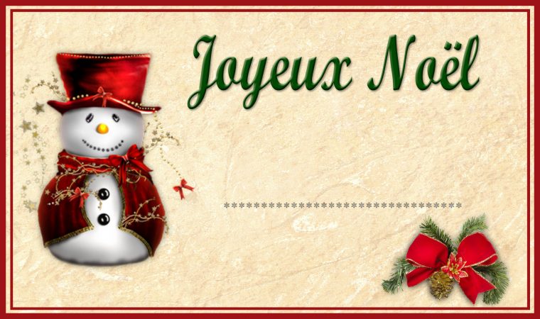 Etiquettes De Noël À Imprimer – Chez-Mireille D concernant Etiquette Noel A Imprimer