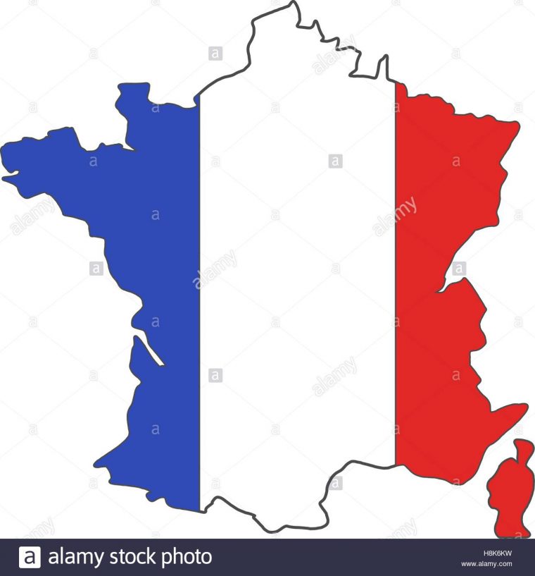 Euro 2016 Championnat France Dessin Du Drapeau. Arrière-Plan destiné Dessin Carte De France