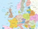 Europe-Highly Detailed Map. — Stock Vector © Ekler #76381963 destiné Carte De L Europe Détaillée