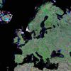 Europe Map And Satellite Image encequiconcerne Carte D Europe 2017