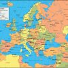 Europe Map And Satellite Image encequiconcerne Carte De L Europe 2017