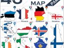 European Country Set Map Pointers Part Stock Vector (Royalty encequiconcerne Mappe De France