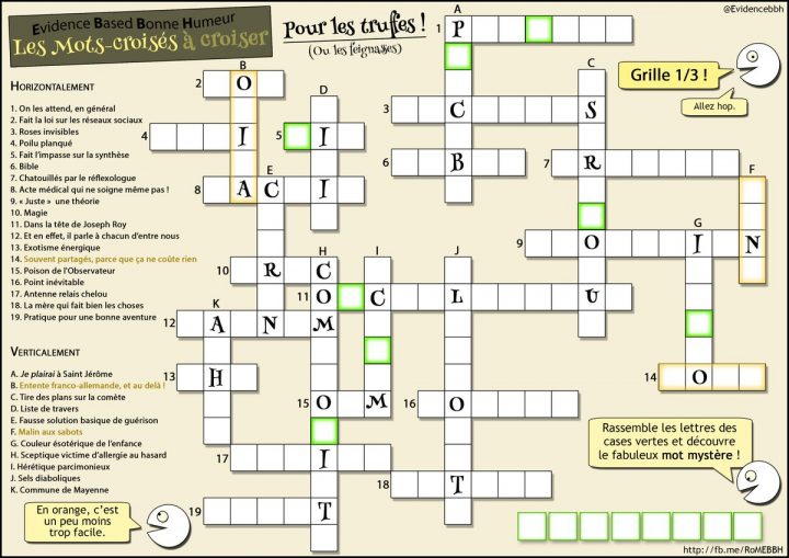 Evidence Based Bonne Humeur On Twitter: "pour Changer Des encequiconcerne Mots Croisés Gratuits À Imprimer