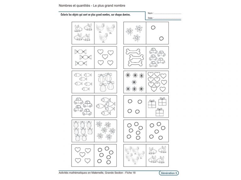 Exercice Grande Section Maternelle Gratuit à Imprimer primanyc.net