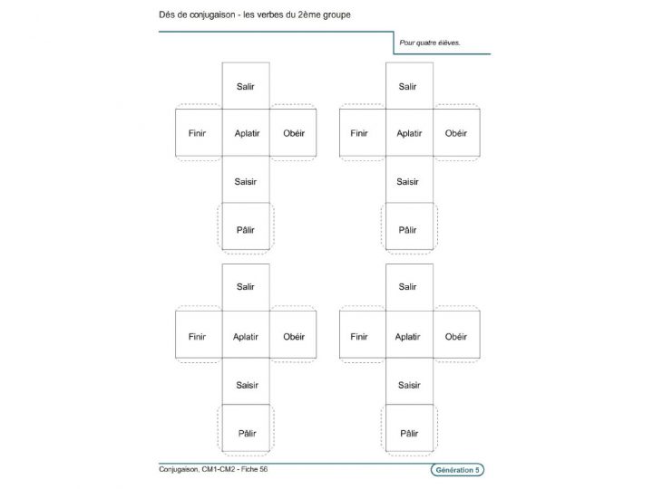 Evolu Fiches – Conjugaison (Cm1-Cm2) concernant Mots Fleches Cm1 Imprimer